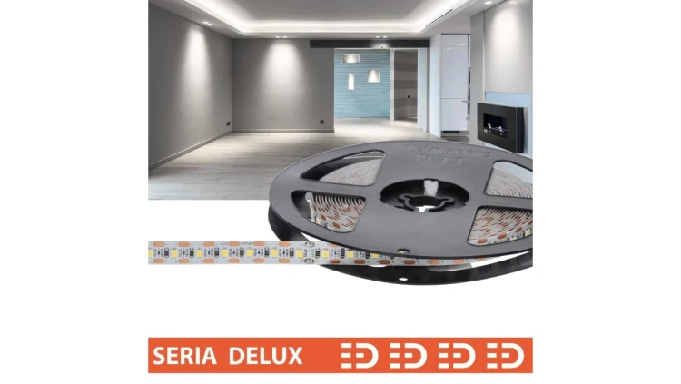 Taśma Delux 12V OneCut 100 led 6500K 900lm SMD2835 (5)