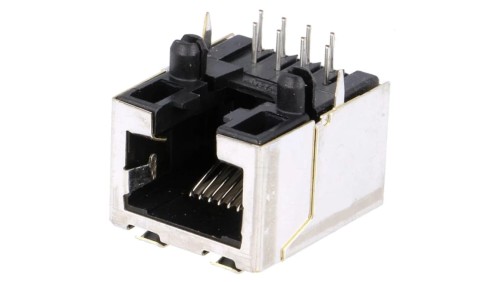 Gniazdo RJ45 8-pin Układ 8p8c na PCB THT 3-5338556-1