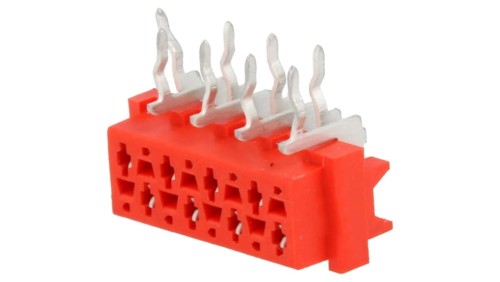 Micro-MaTch gniazdo żeńskie 8-pin THT na PCB Układ 2x4 7-215460-8