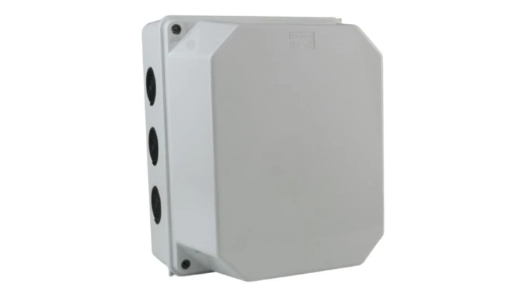 Puszka natynkowa z dławikami wym/wew 240x190x170 mm 12membran z wysoką pokrywą IP66 010.PG.CA.G M-L 2749