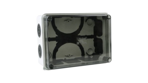 Puszka natynkowa z dławikami wym/wew 150x110x70 mm 10membran IP66 008.PG.K M-L 0776