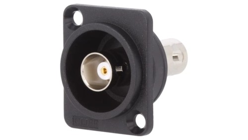 Łącznik BNC gniazdo z obu stron 50 czarny FT 19x24mm CP303090