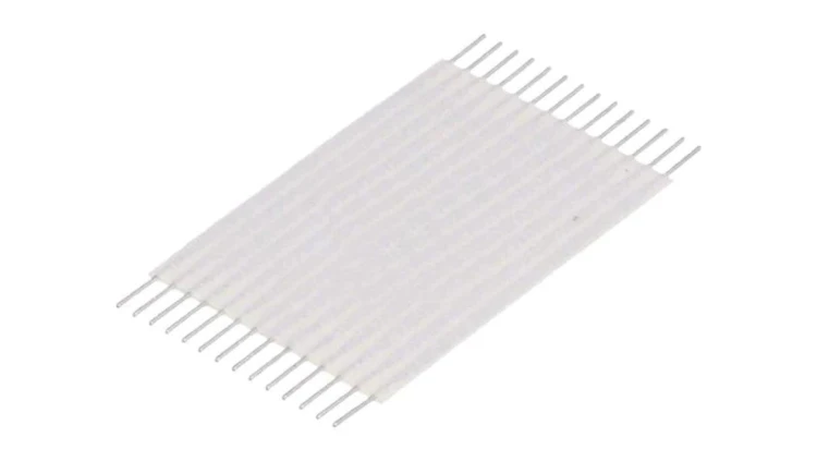 Złącze zwora elastyczna R.taśmy 1,27mm L 25,4mm proste 1-1437130-1
