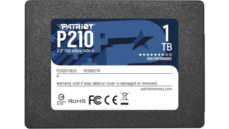 SSD Patriot P210 1TB SATA3 2.5