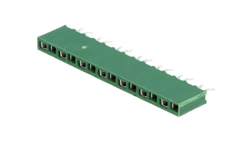 Gniazdo kołkowe HV-100 żeńskie 14-pin proste 2,54mm THT 1x14 1-215297-4