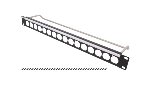 Adapter montażowy patch panel 19 RACK przykręcany M3 CP30151