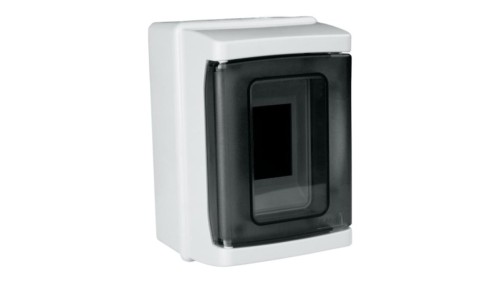 Rozdzielnica natynkowa HIGHT IP65 2 modułowa transparentne drzwi 940.02 M-L 4816