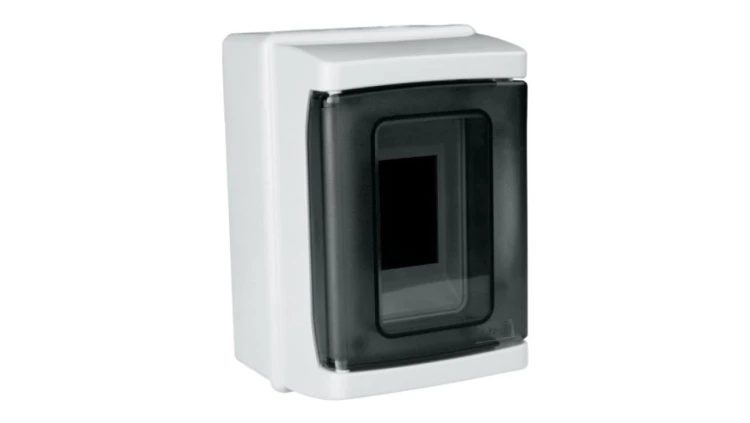 Rozdzielnica natynkowa HIGHT IP65 2 modułowa transparentne drzwi 940.02 M-L 4816