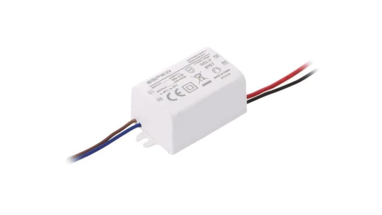 Zasilacz impulsowy LED 6W 12VDC 500mA 220÷240VAC IP67 OUT 1 LPA0612CV