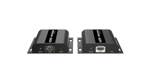 Extender HDMI + IR przedłużacz po LAN UTP do 120m kat.6 LKV-383-4.0