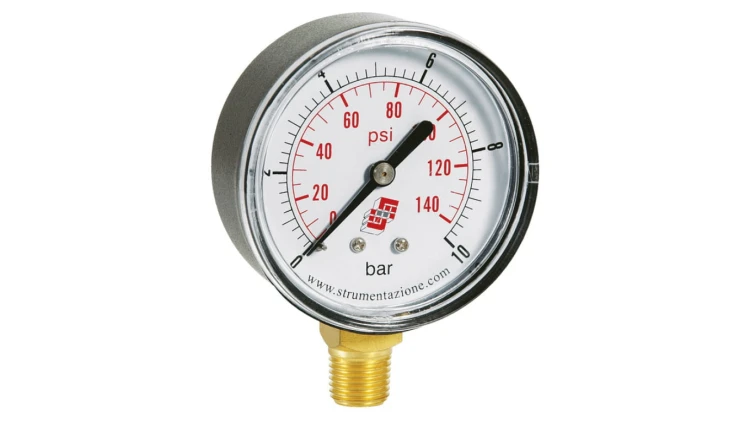 Manometr radialny 0-4 bar, G 1/4, 63 mm