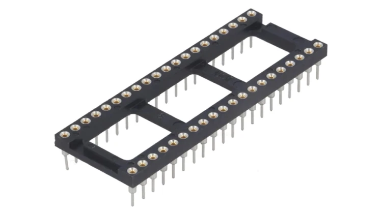 Podstawka DIP 40-pin Raster 2,54mm precyzyjna THT 3-1571552-2