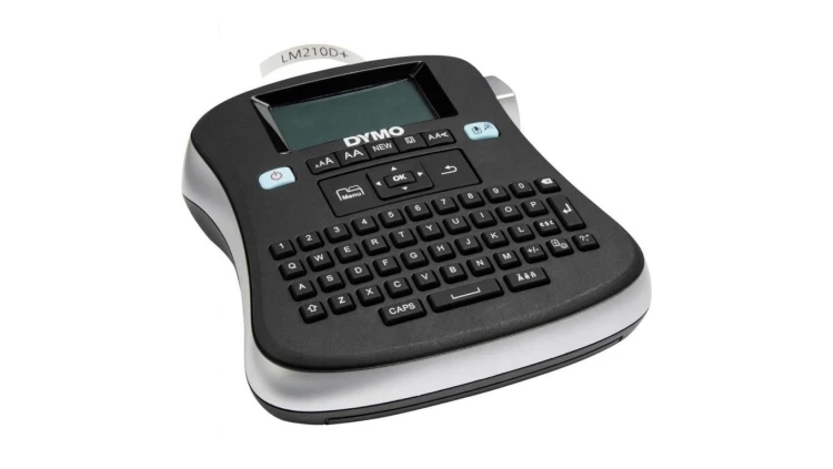Drukarka etykiet DYMO LabelManager 210D+dla biura, domu, instalatora (LM 210D+) S0784430 bez walizki+taśma DYMO D1 12mm