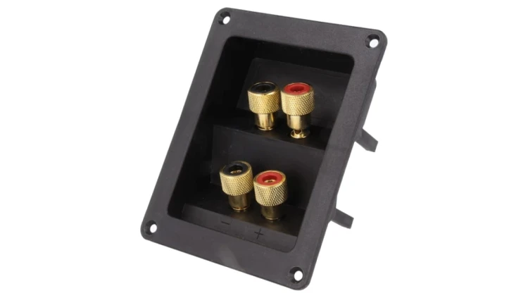 Zacisk głośnikowy na panel przykręcany 81x108mm HFRP-01