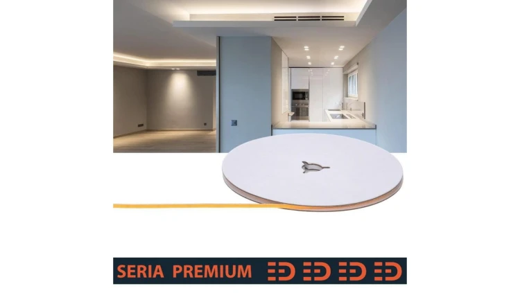 Taśma Premium 12V COB Slim 3mm 384 led 4000K 600lm Ra90 (5)