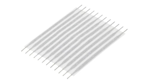 Złącze zwora elastyczna R.taśmy 2,54mm L 38,1mm proste FSN21.5A-12