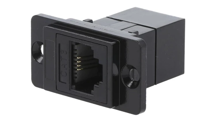 Łącznik DUALSLIM RJ11 6p4c Kat 3 gniazdo z obu stron CP30723MB