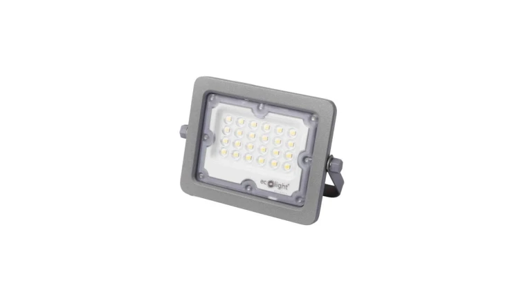 Projektor Naświetlacz LED PREMIUM 20W 2000LM 4000K IP65 kąt 90 stopni szary 3 lata gwar. EC20045