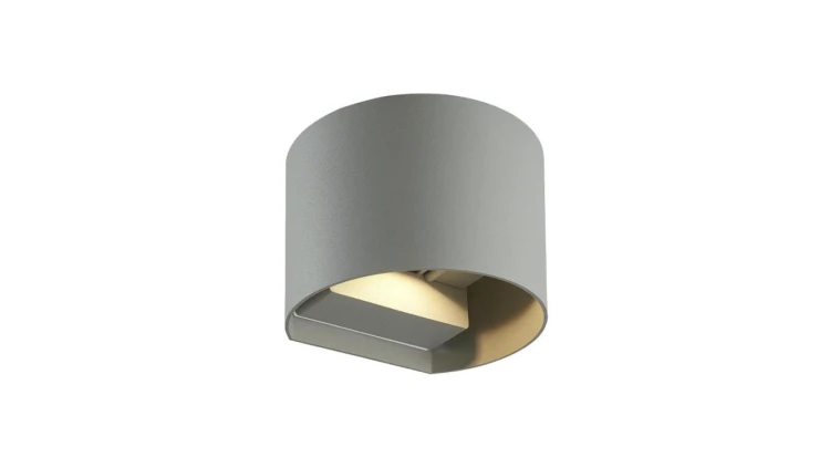 LED line LITE Kinkiet zewnętrzny LED aluminium 2x3W 3000K IP54 szary CILINDER 3 lata gwar.