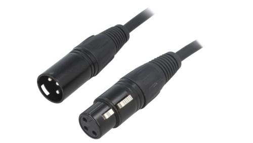 Kabel XLR męski - XLR żeński 3-pin 1,5m FC6191015