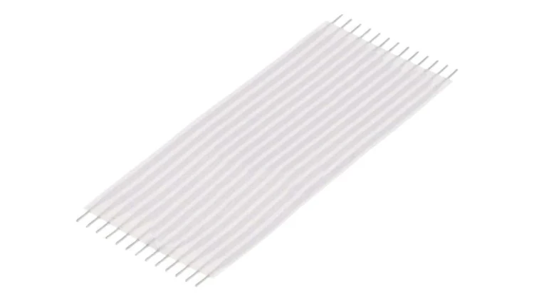Złącze zwora elastyczna R.taśmy 2,54mm L 76,2mm proste 3-1437144-0