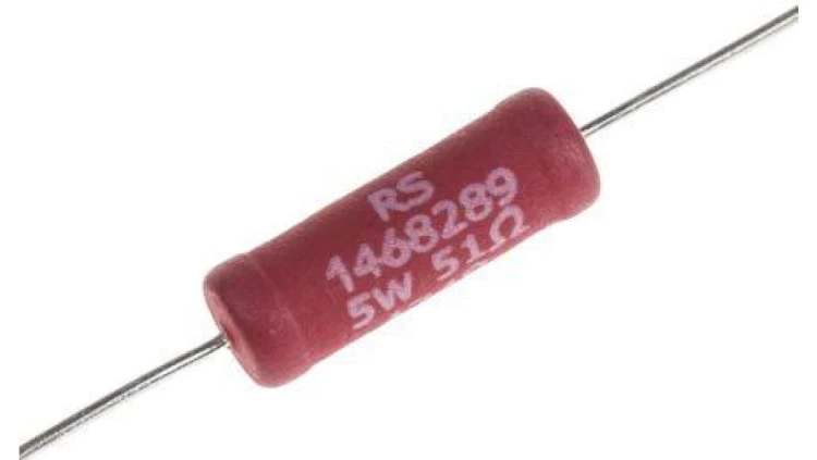 Rezystor 51 5W 5 20ppm/C drutowy RS PRO /5szt./