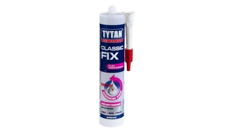 KLEJ MONTAŻOWY TYTAN CLASSICFIX 290ML