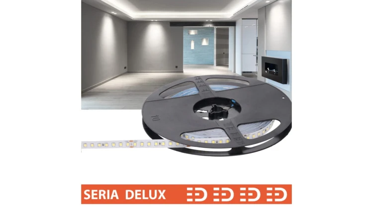 Taśma Delux 24V 128led 5700K 1570lm SMD2835 (10) PL5Y