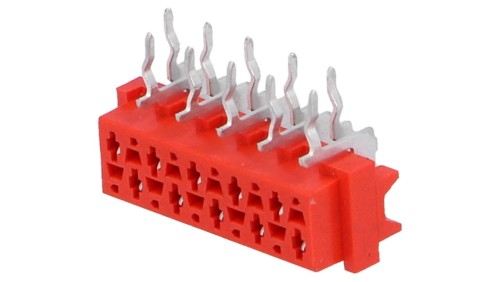 Micro-MaTch gniazdo żeńskie 10-pin THT na PCB Układ 2x5 8-215460-0