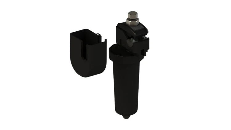 Bezpiecznik napowietrzny 25A BNA-1 z zaciskiem do linii izolowanych AsXSn 16-35 z nakrętką zrywalną