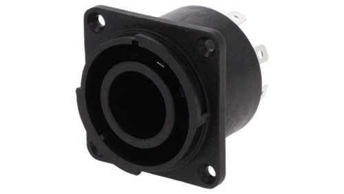Złącze okrągłe konektory 4,8mm lutowanie CLIFFCON 10A 250VAC FCR2074