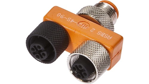 VK001011, rozdzielacz, 2x M12 3pin, M12 4pin, TPU 2xM12-Dose 3pol,1xM12-Stckr 4pol,90