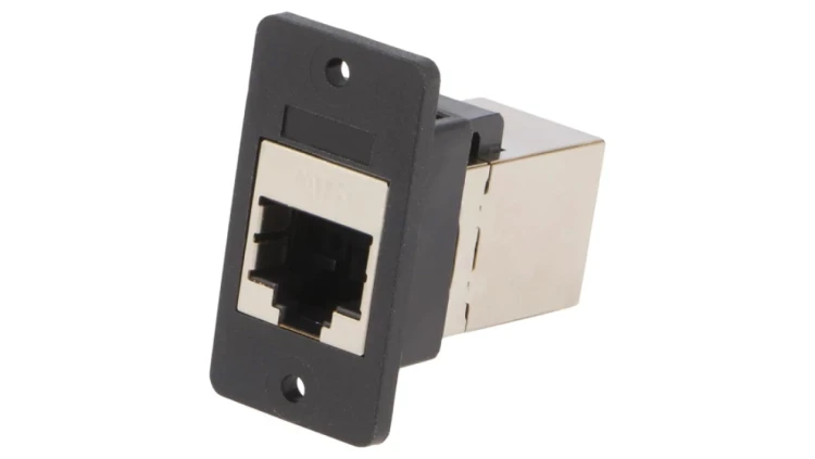 Łącznik RJ45 - RJ45 Kat 6 8p8c SLIM ekranowane 29mm plastik CP30622SX