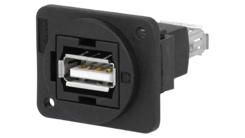 Łącznik USB A - USB A 2.0 FT plastik 19x24mm CP30208NX