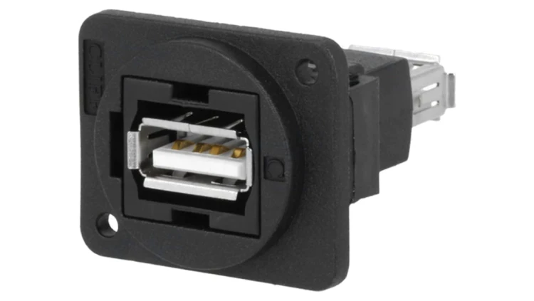 Łącznik USB A - USB A 2.0 FT plastik 19x24mm CP30208NX