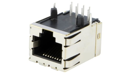 Gniazdo RJ45 8-pin Układ 8p8c na PCB THT 5406298-1