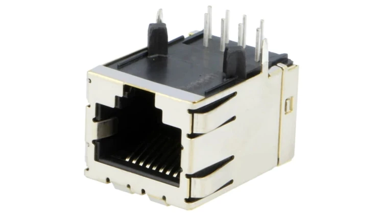 Gniazdo RJ45 8-pin Układ 8p8c na PCB THT 5406298-1