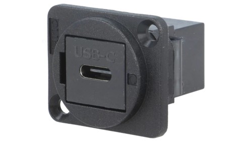 Łącznik USB C - USB C FT plastik 19x24mm CP30201
