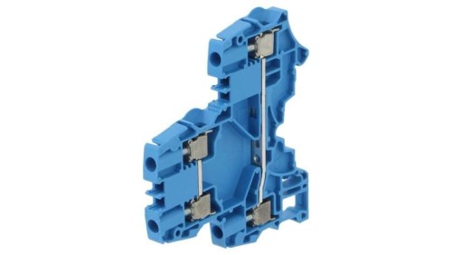 Zacisk rozgałęźny szynowy SNK 0,2÷4mm2 drogi 2 zaciski 4 niebieski 1SNK505220R0000 (ZS4-D2-BL)