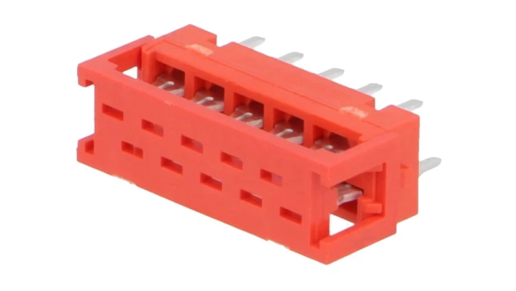 Micro-MaTch przejście 10-pin IDC,THT na PCB,na taśmę 1,27mm 8-215570-0