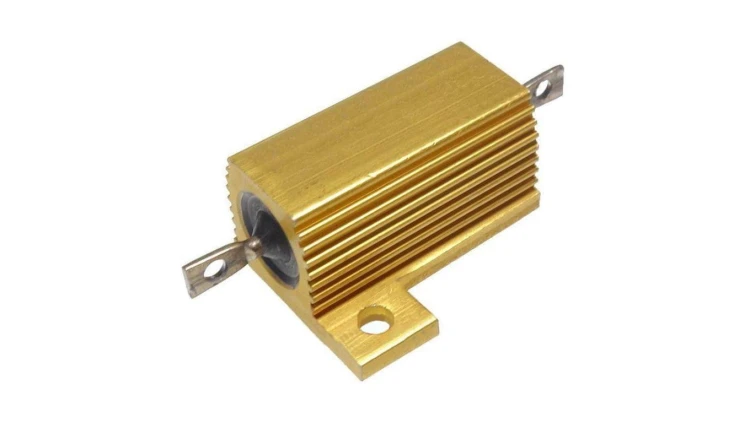 Rezystor drutowy z radiatorem przykręcany 25W 470 Mohm 8-1625971-4