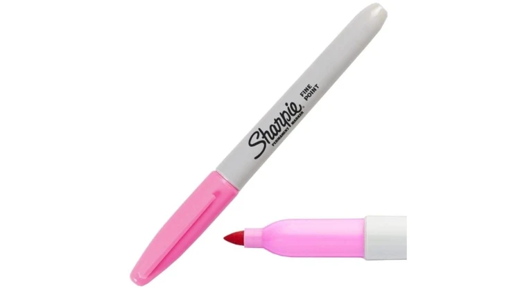 Marker permanentny różowy z końcówką 1,0mm wodoodporny Sharpie Fine