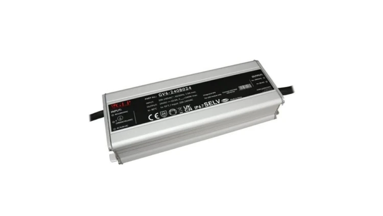 Zasilacz LED GV6-240B024 240W 24V 10A GLP IP67 z filtrem PFC