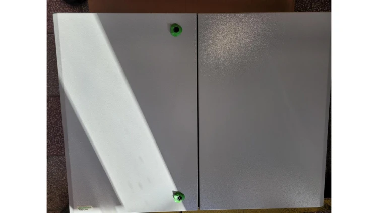 MHS 60 80 30 110575 Metalowa obudowa z płytą montażową IP55 600x800x300 podwójne drzwi pozioma