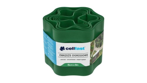 OBRZEŻE OGRODOWE ZIELONE 15CM*9M