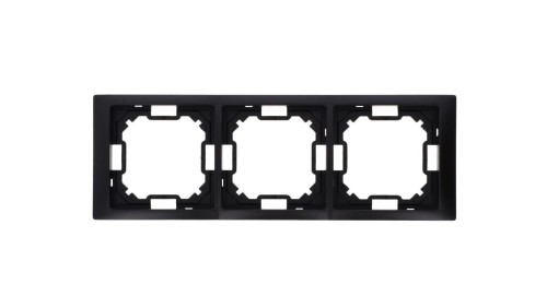 Simon Basic Ramka 3-krotna Neos IP20 czarny mat BMRC3/49