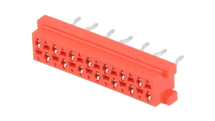 Micro-MaTch gniazdo żeńskie 14-pin THT na PCB Układ 2x7 8-215079-4