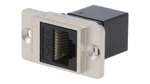 Łącznik DUALSLIM RJ45 8p8c Kat 6 gniazdo z obu stron CP30722M