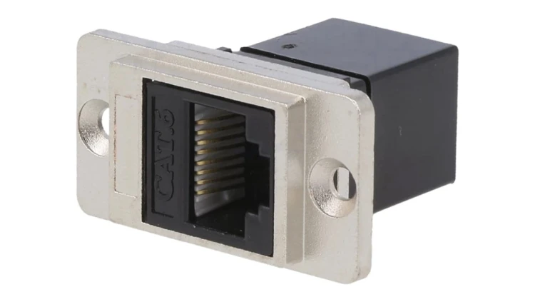 Łącznik DUALSLIM RJ45 8p8c Kat 6 gniazdo z obu stron CP30722M