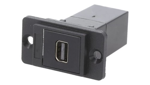 Łącznik Mini DisplayPort gniazdo z obu stron DUALSLIM 29mm CP30702